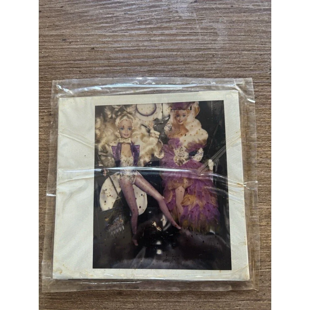 Vintage Barbie Digital Fashion Watch & 2 Promo Photo Cards Lot Sealed